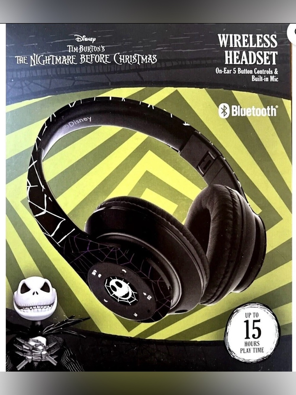 Disney The Nightmare Before Christmas Wireless Bluetooth Headset